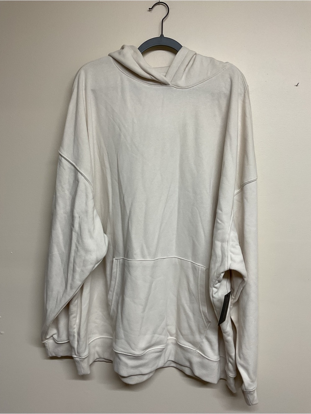 wonder nation Cream Oversized Pullover Hoodie